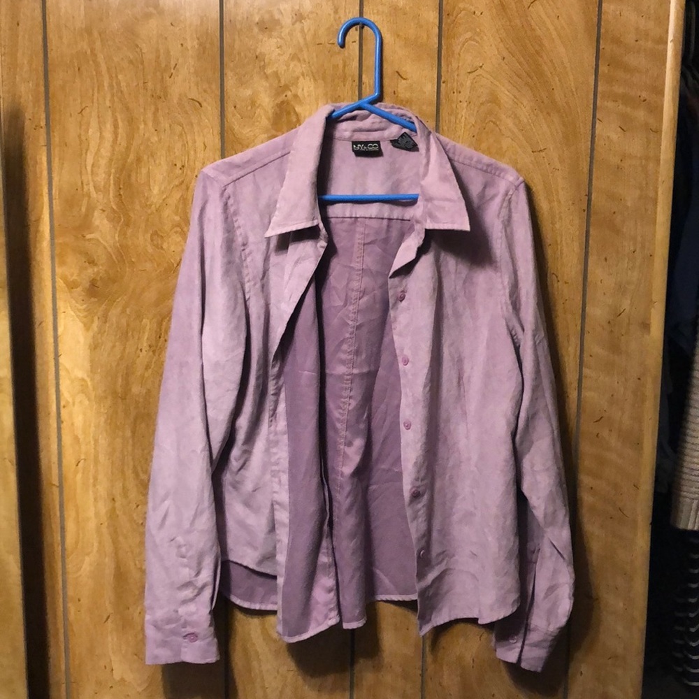 Purple Long Sleeve Top